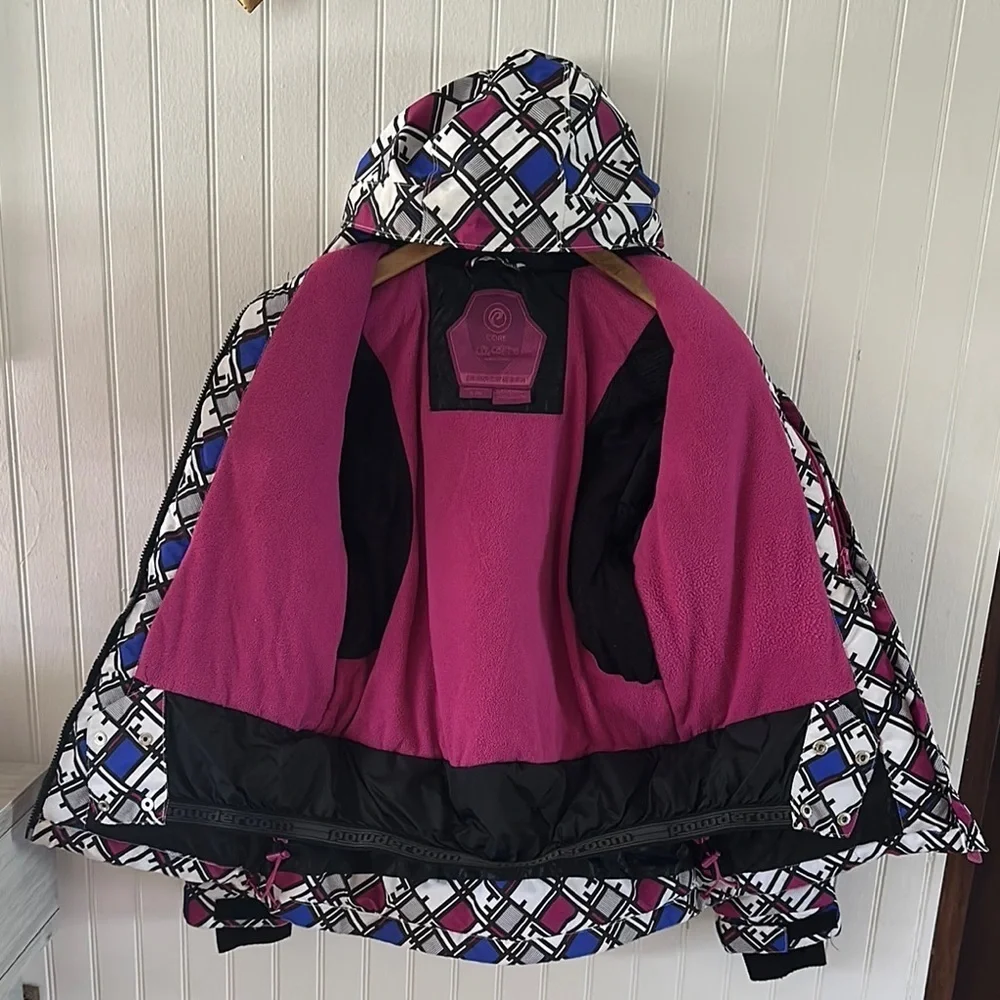 Core Powder Room Lil Chicks Ski/Snowboard/Winter Jacket Like New sz Large
